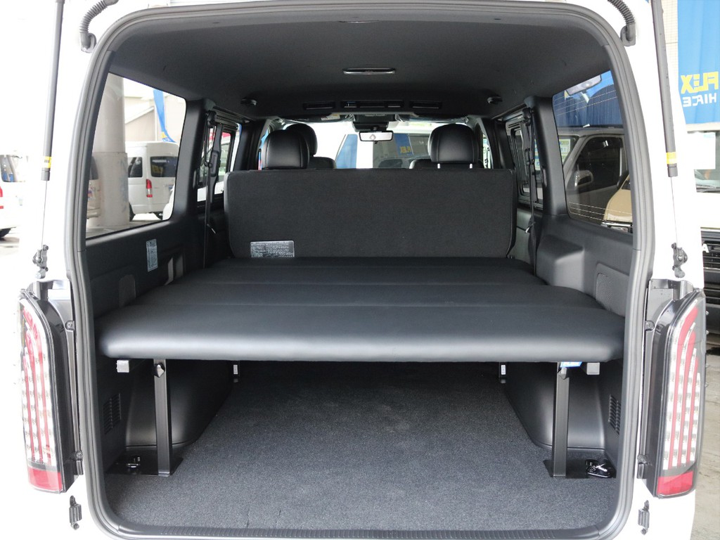 FLEXオリジナルベットキット！☆5段階に高さ調節可能！車中泊や荷物を積み込みたい方、ラゲッジスペースの目隠しなど使い方無限大！◎