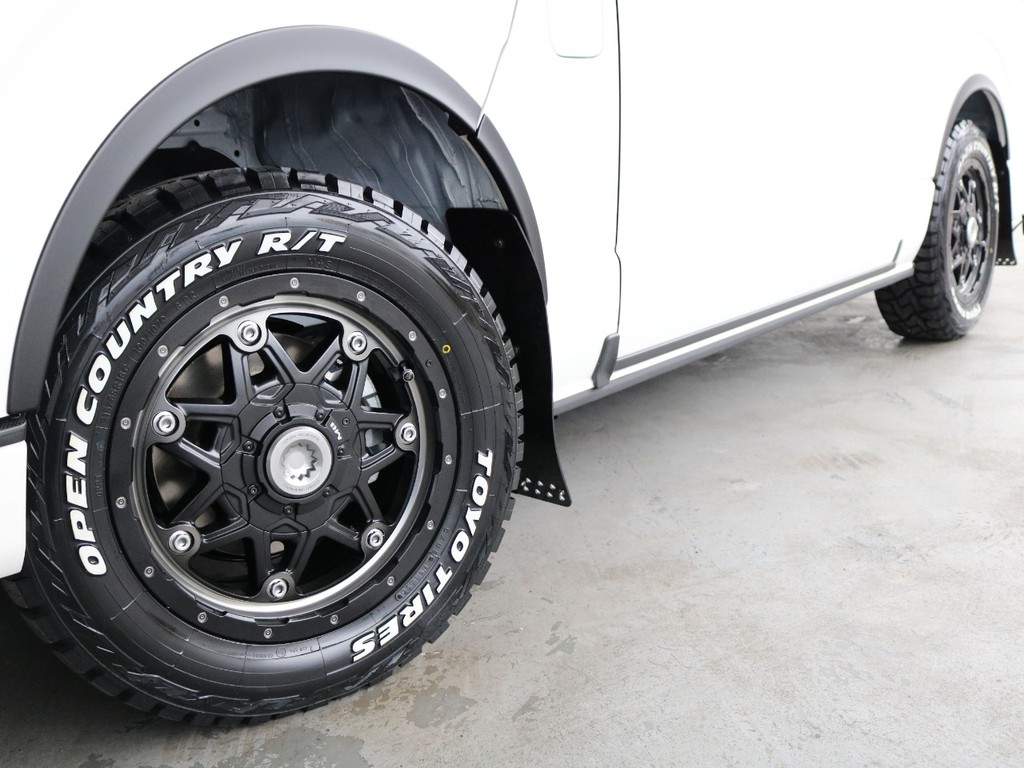 ライカン16インチアルミホイール！TOYO　OPENCOUNTRY☆JAOSマッドガード☆
