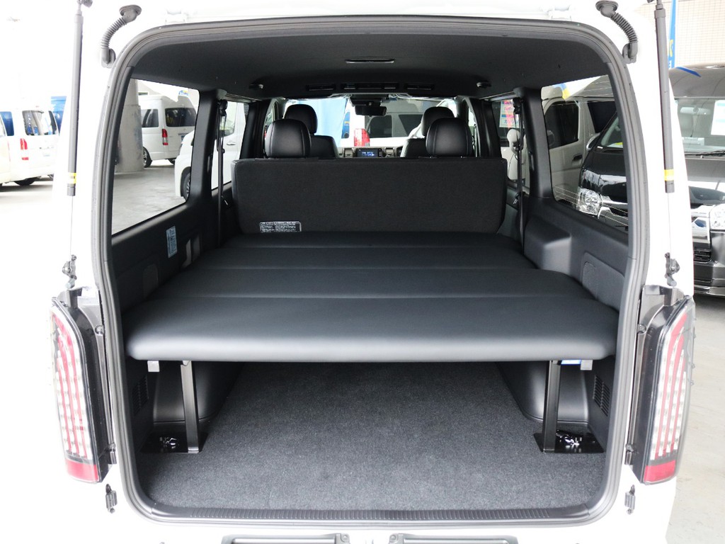 FLEXオリジナルベットキット！5段階に高さ調節可能！車中泊や荷物を積み込みたい方、ラゲッジスペースも目隠しなど使い方無限大！◎