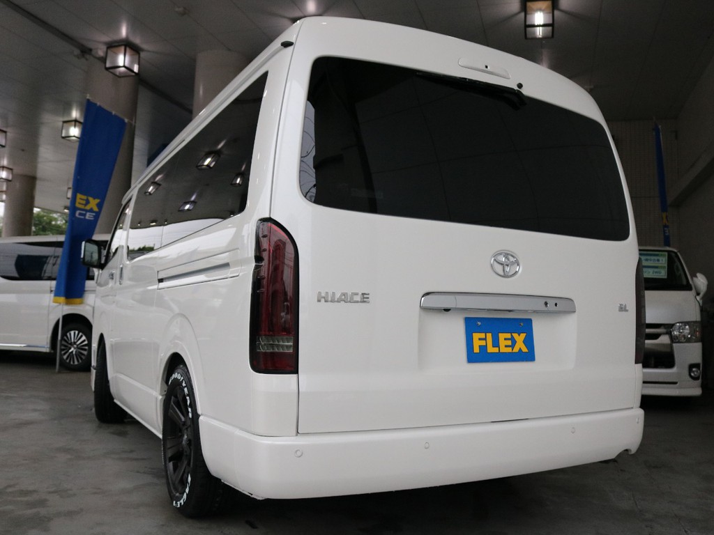 新型！ハイエース！W-GL!!!FLEXオリジナルシートアレンジVERⅡ☆パールホワイト！2WD☆