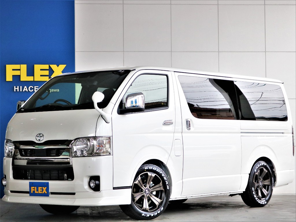 新車　ハイエースS-GLダークプライムⅡ　街乗りしやすいガソリン２WD　バンライフのベースに大人気♪仕事でもプライベートでも大活躍！！
