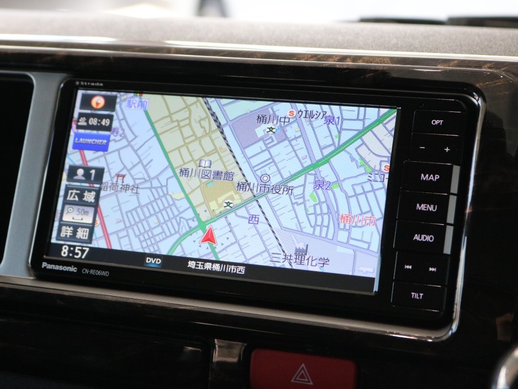パナソニックストラーダ7インチナビ※音楽録音.DVD再生.Bluetooth.フルセグ