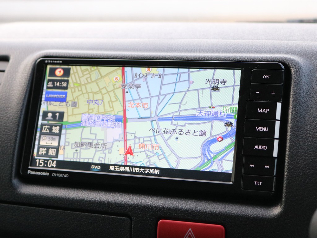 パナソニックストラーダ7インチナビ※音楽録音.DVD再生.Bluetooth.フルセグ☆