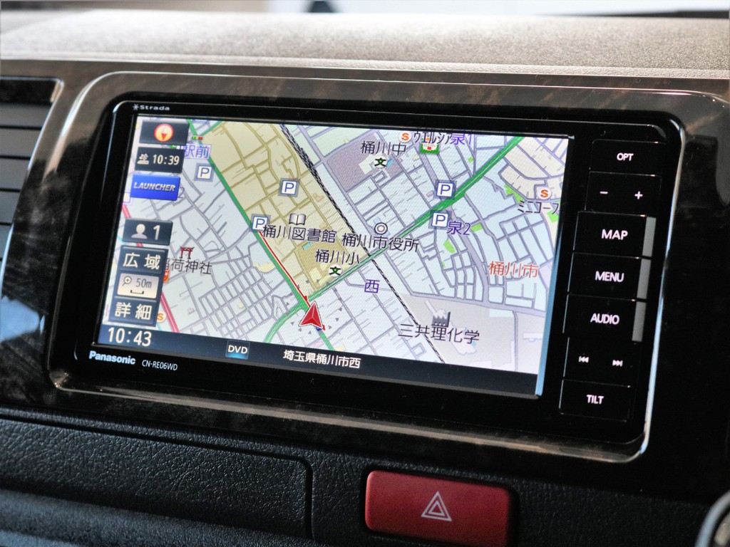 パナソニックストラーダ7インチナビ☆※音楽録音.DVD再生.Bluetooth.フルセグ