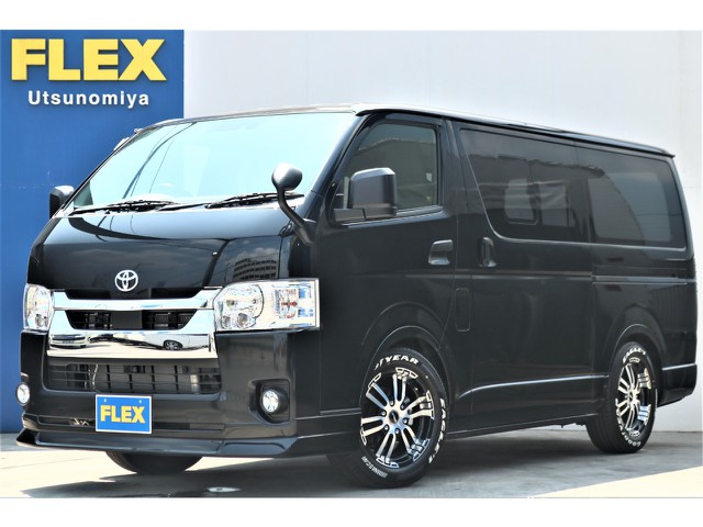 新車　ハイエースDXGLパッケージ　カッコよくお仕事を！！メーカーオプションも充実♪外装は人気のパーツを多数インストール済み！！