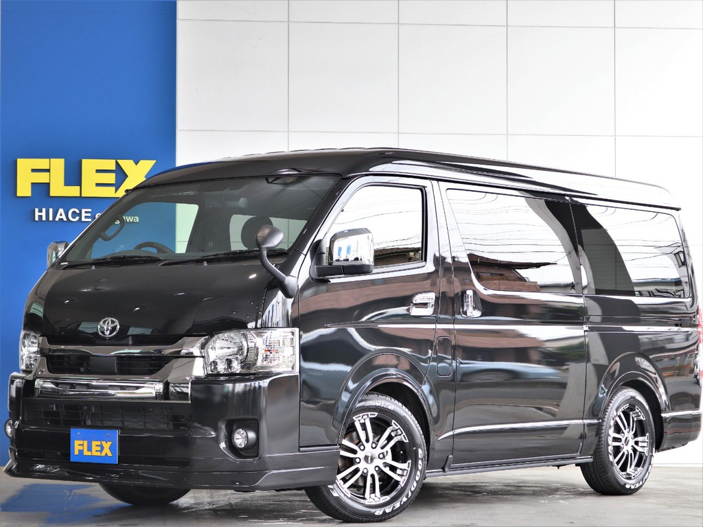 新車　ハイエース　ワイド　S-GL４WD　ベッドキットや後席フリップダウンモニターが装備されたバンライフに最適なパッケージです♪安心の４WD