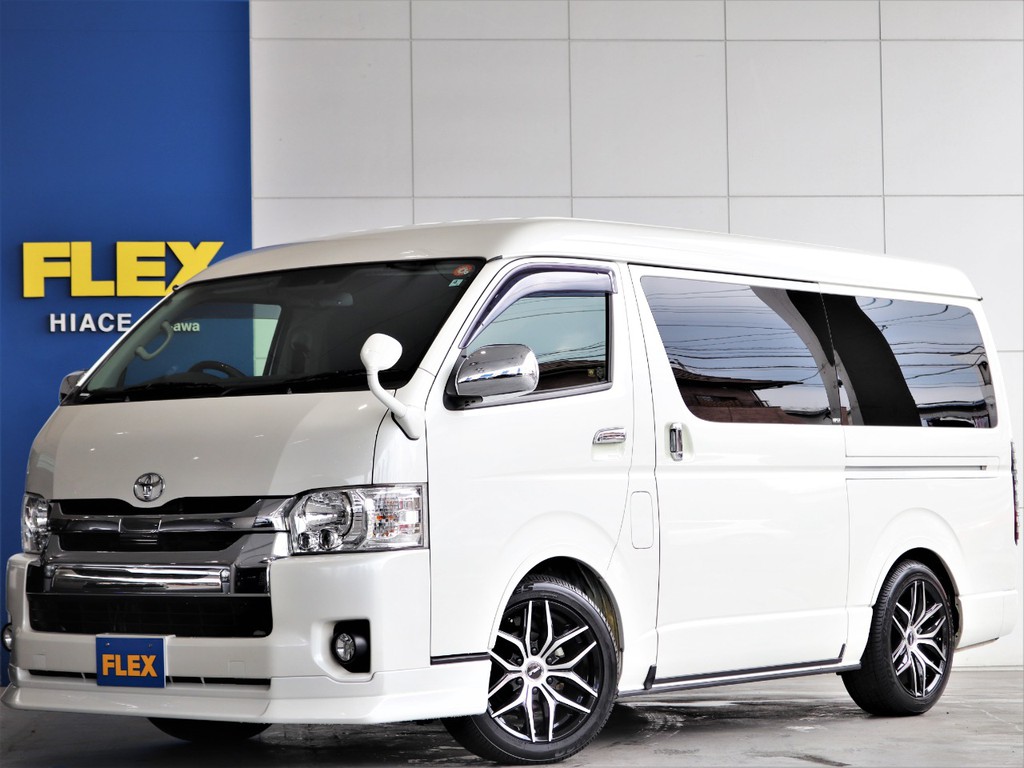 【厳選仕入中古車】H30年式　希少ハイエースワゴンGL４WD　衝突軽減ブレーキ付き　カスタム豊富なワンオーナー車両☆早いもの勝ちの１台です！