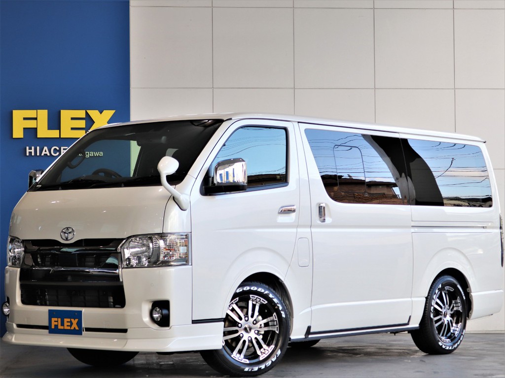 トヨタ ハイエースバン 2 8 スーパーgl ダークプライム ロングボディ ディーゼルターボ 4wd 車探しなら中古車 新車の専門店flex フレックス へ