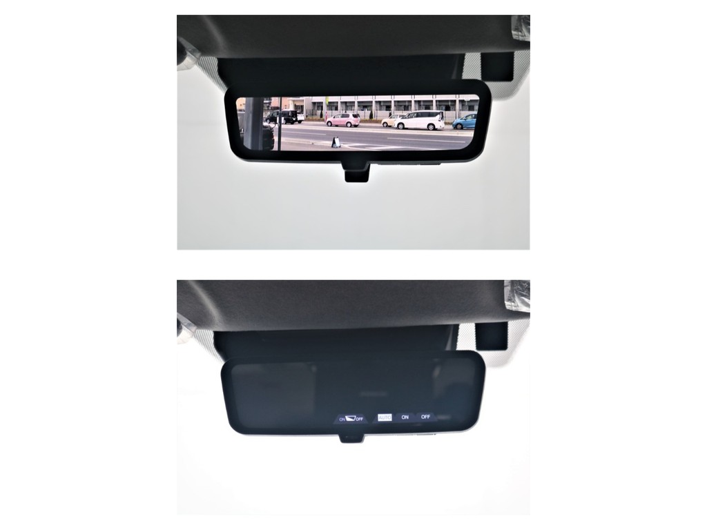 デジタルインナーミラー！※モニターと鏡面で切り替え可能