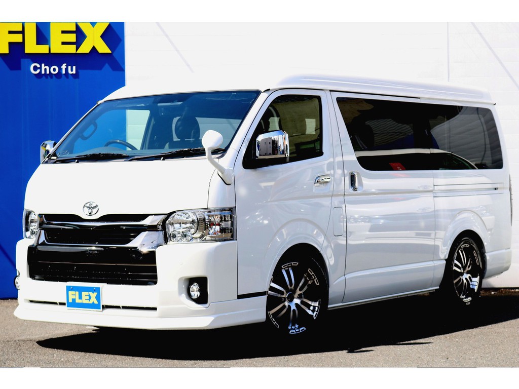 ハイエース調布店０４２４－４０－１１９１までお問い合わせください！新車ハイエースVワイドスーパーＧＬダークプライムⅡ２８００ｃｃディーゼルターボ２ＷＤ！ナビベットパッケージ！