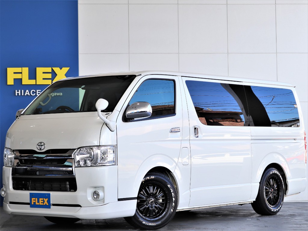 【厳選仕入中古車】H27年式　ハイエースS-GL　ガソリン２WD　カスタム豊富なお得な１台！！両側オートスライドドア完備！ベッドキット♪