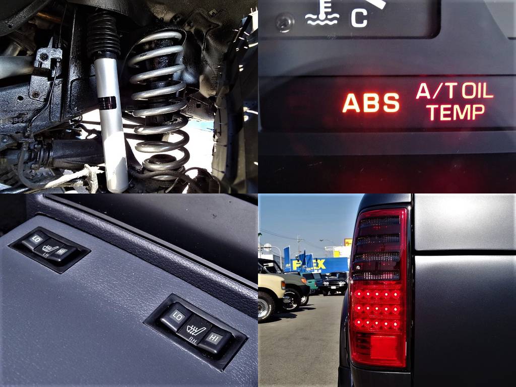 OP設定のシートヒータ、ABSも完備！！コイル＆ショックの色合いも車両の印象に合わせたカラーリングをチョイス♪♪