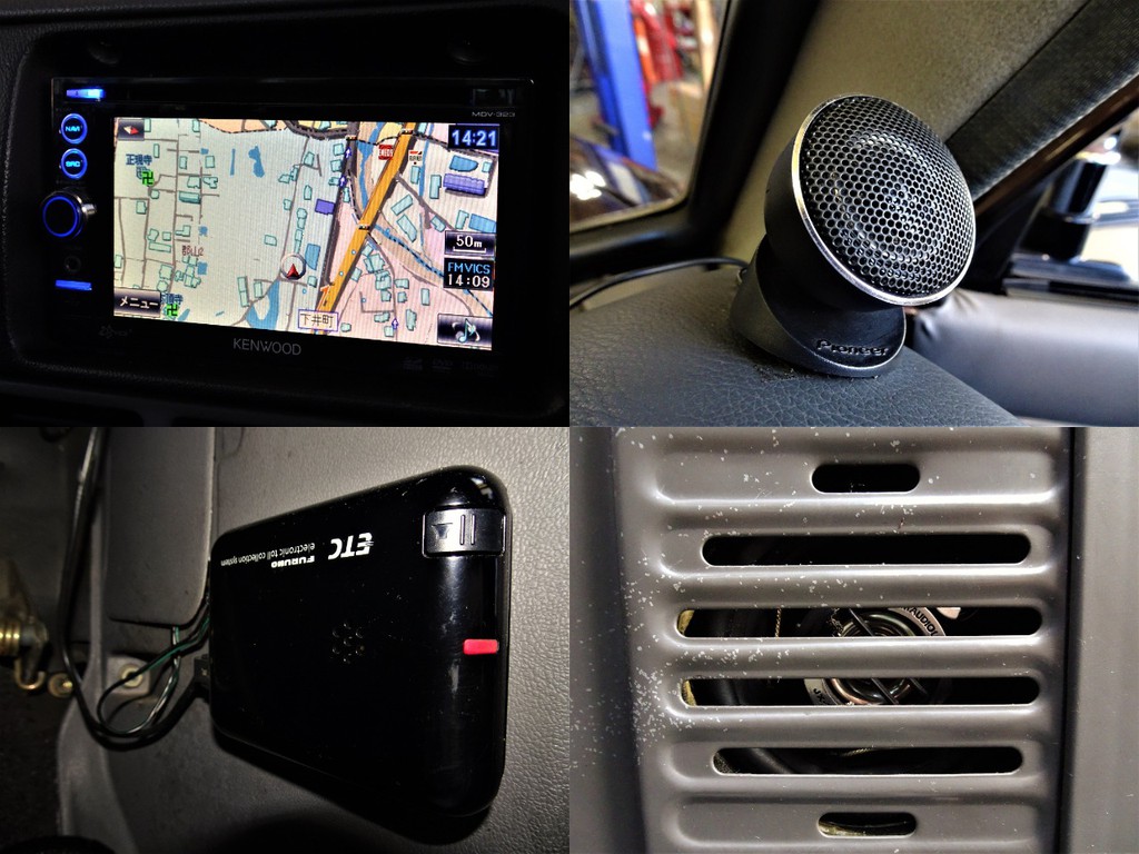 KENWOODナビにスピーカー、ツィーター、ETC完備！！