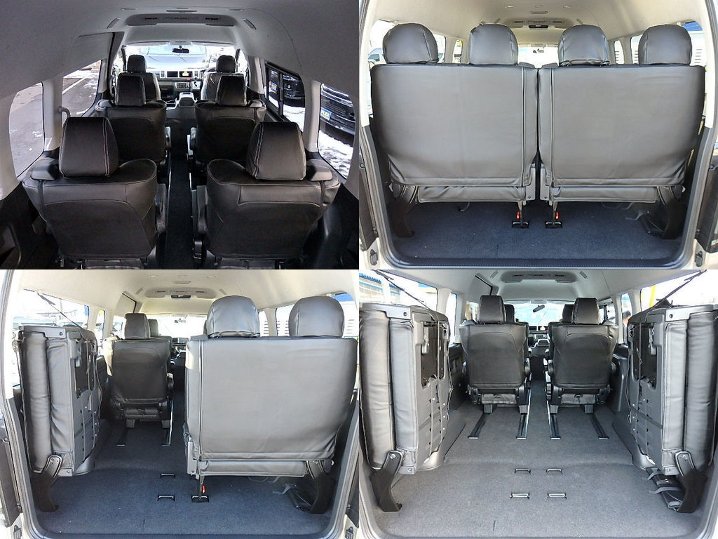 4列目は跳ね上げ可能！荷物も積めちゃいます♪