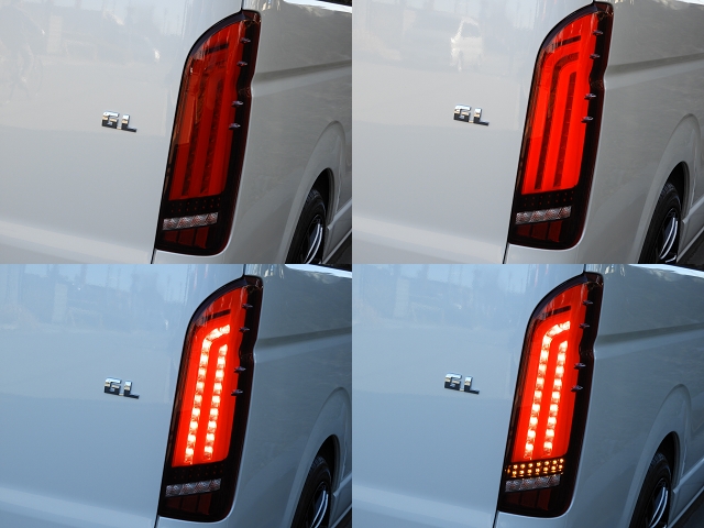 新作LEDテールランプ　流れるウインカー