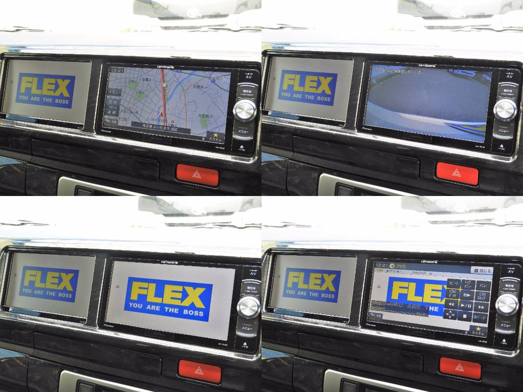 地図やバックカメラなど運転者さんに必要な映像を映しつつ、ＴＶやＤＶＤの大事な場面も見逃さずにご覧いただけますね！