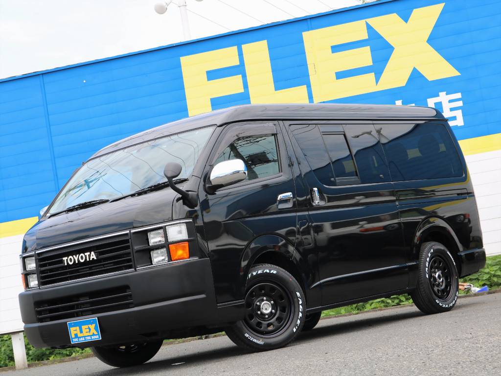 ＦＬＥＸオリジナルＣｏｎｃｅｐｔ【Renoca　Coast Line】ハイエースの人気の火付け役ともなった急型ハイエースを意識したフロントフェイス！