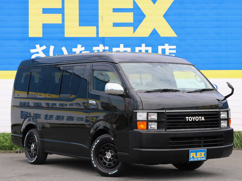 一味違ったハイエースをお考えの方！店頭にて展示中ですので是非、現車をご確認ください♪