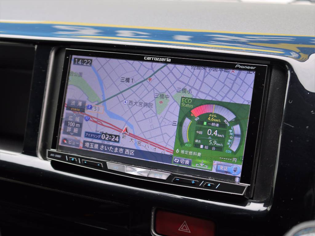 嬉しい機能満載サイバーナビも装着済みです！