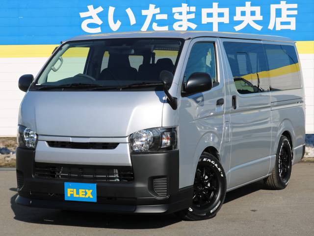 新型ハイエースのＤＸグレード【自動ブレーキ付き】スポーツＶＡＮカスタム完成しました！！新世代クリーンディーゼルエンジン搭載！