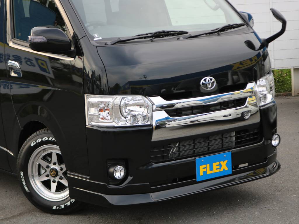 迫力あるＦＬＥＸオリジナル　Delfino　Lineフロントエアロ！