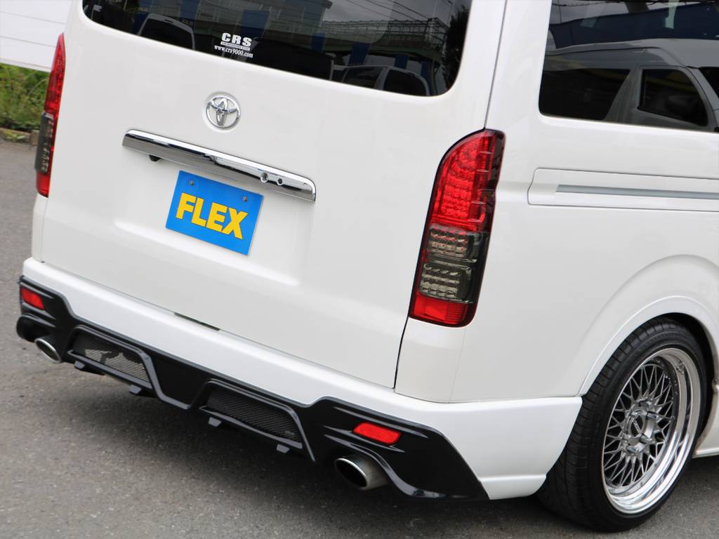 ESSEX製リアバンパーに４型純正風フルLEDテールライト！