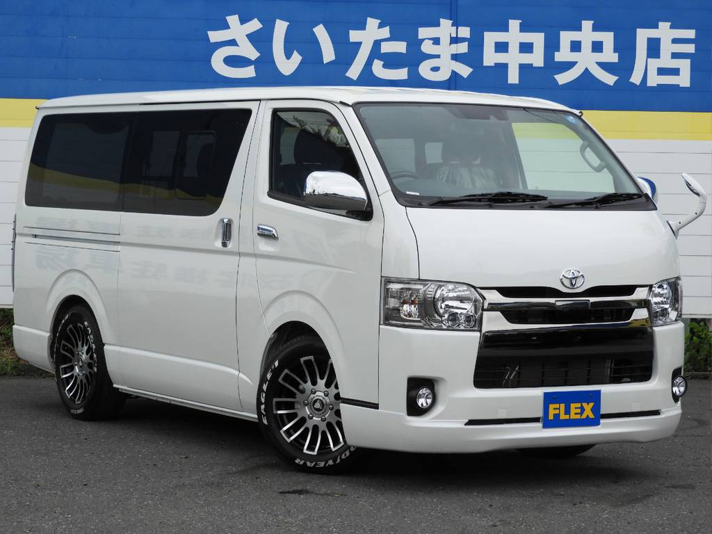 ハイエースバン　スーパーGL　2.8リッター　ディーゼルターボ　TSS搭載車両入庫しました！