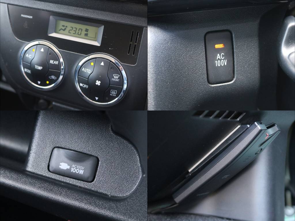 ＷエアコンにＡＣ１００Ｖコンセント、ＥＴＣ付いております！