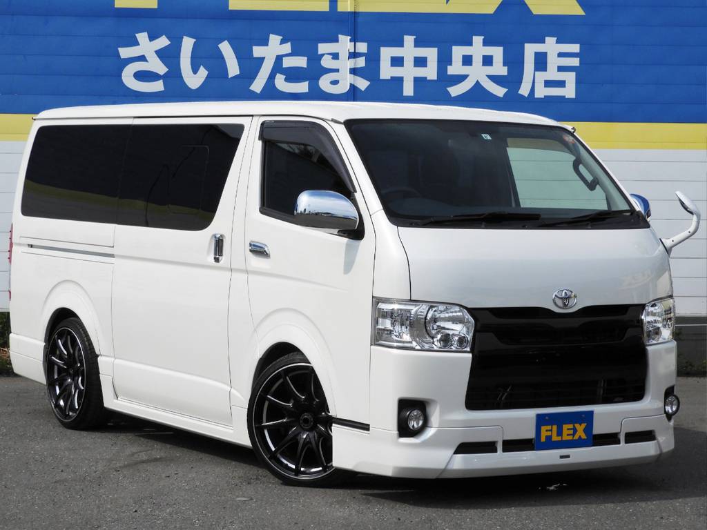 4型スーパーGL人気のパールホワイトカラーに多くのカスタムがされている1台が入庫しました！