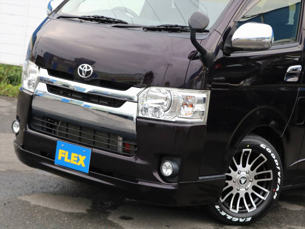 ４１５コブラ　クリーンルック３リップスポイラーでスッキリとしたお車に♪
