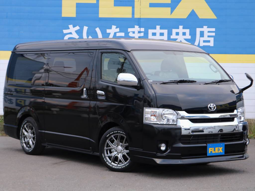 トヨタ車体内装加工ファインテックツアラー入庫しました！通常のワゴンにはない【両側自動ドア】です！
