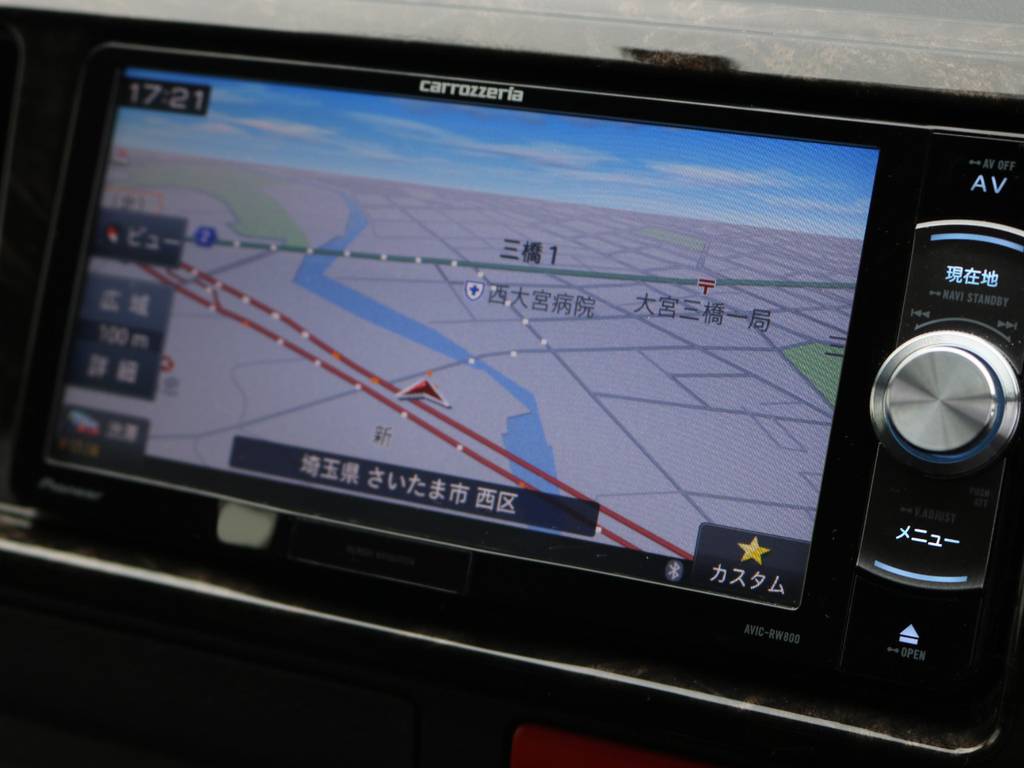 便利な機能が盛りだくさんのフルセグSDナビ搭載！Bluetoothももちろん対応です！