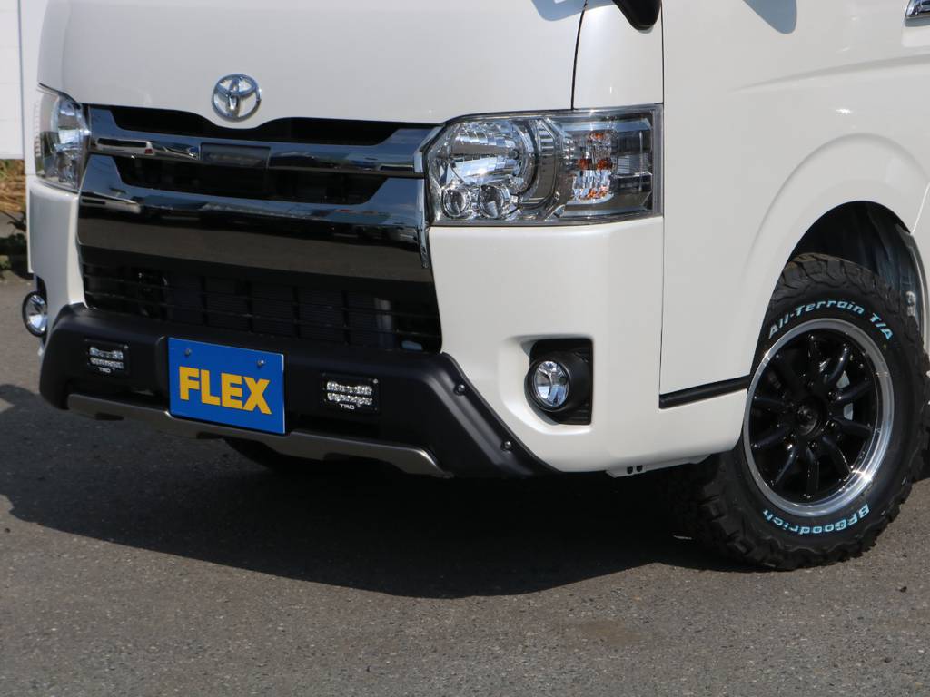 流行りのＴＲＤフロントバンパー装着！