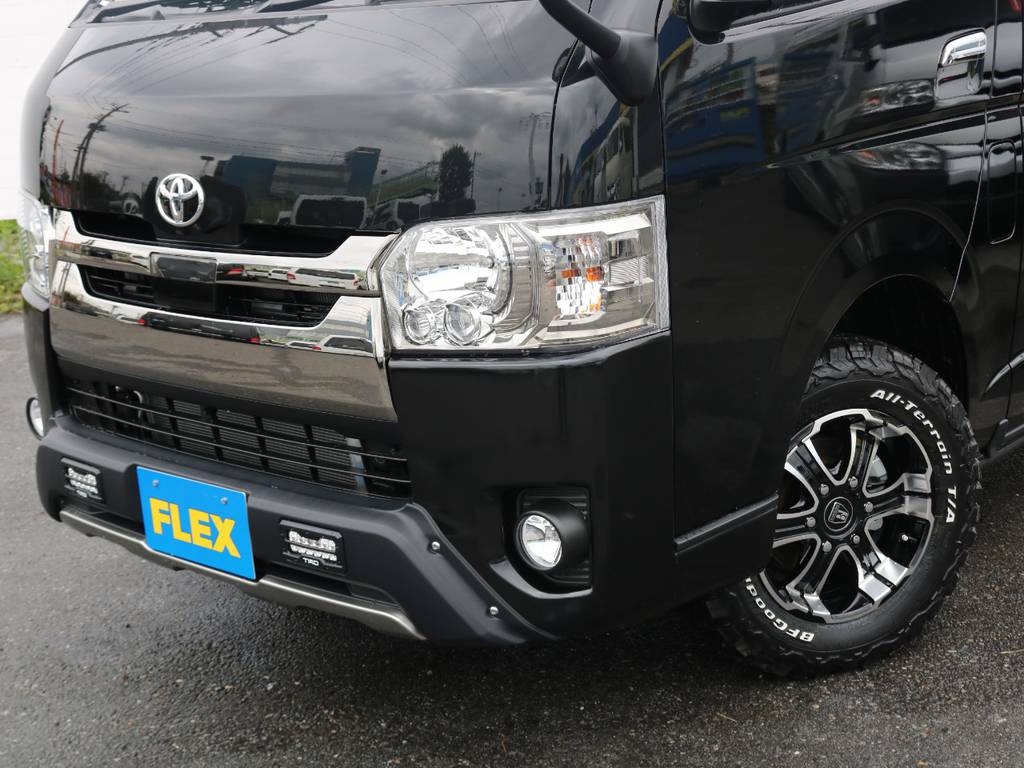 流行りのＴＲＤフロントバンパー装着！