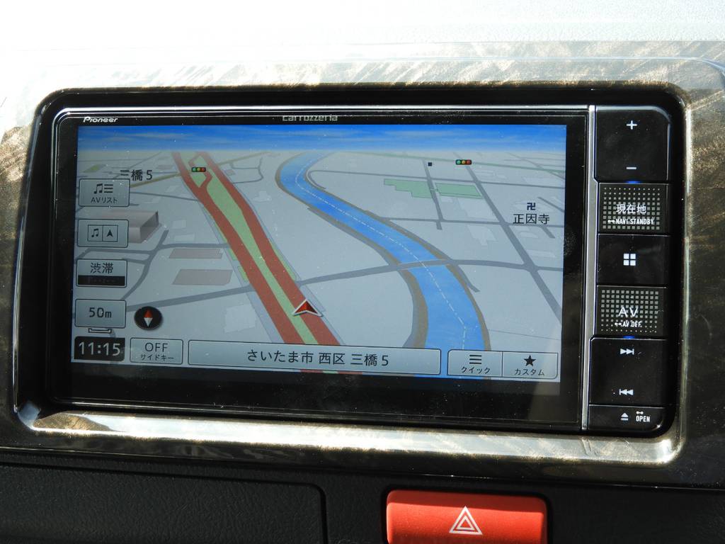 便利で嬉しい機能が盛りだくさんのパイオニアSDフルセグナビを装着！勿論、Bluetooth対応です♪