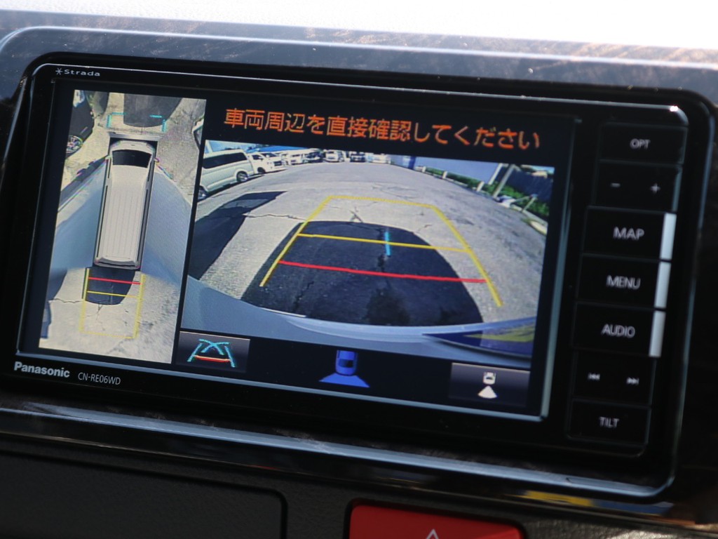 駐車もお任せ！新型より装着可能となったパノラミックビューモニターをナビと連動施工♪