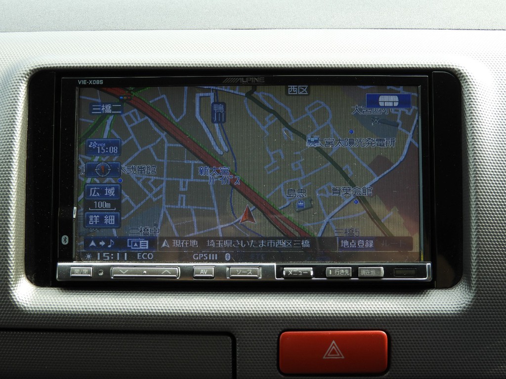 アルパイン 7インチワイドナビ搭載！