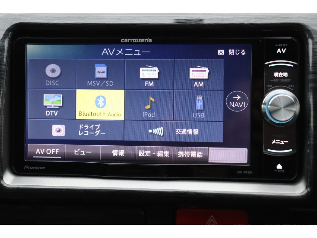 パイオニア7インチフルセグナビ　Bluetooth/ＤＶＤ/音楽録音も可能♪走行中視聴も可能です！