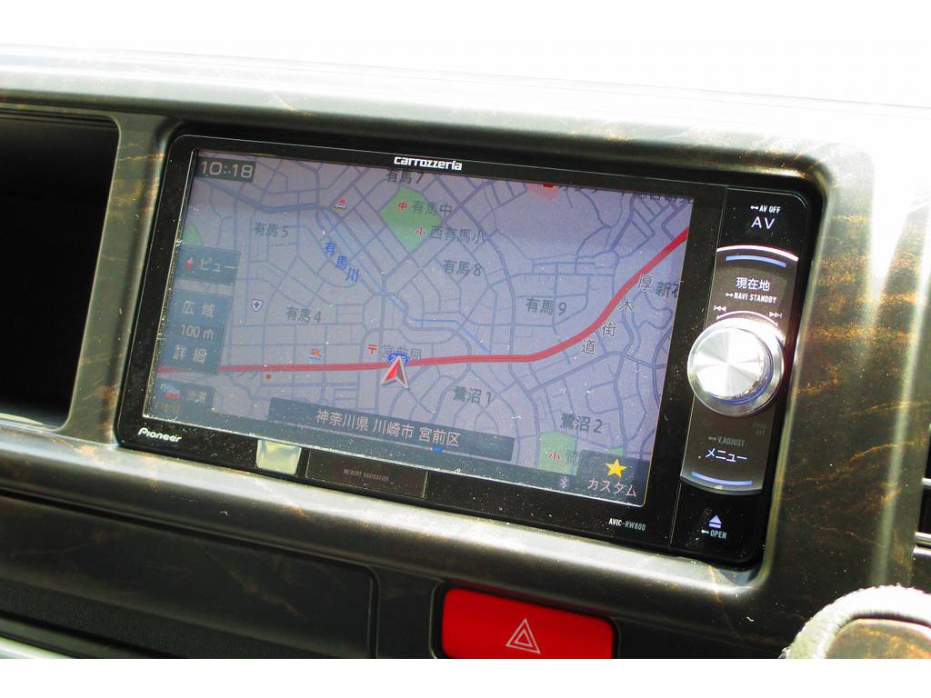 もちろんナビも搭載済み！買うと高いナビが車両価格に含まれてるのはうれしいですねっ♪パイオニア製の現行モデルですので使いやすく地図もしっかり案内してくれますよっ♪