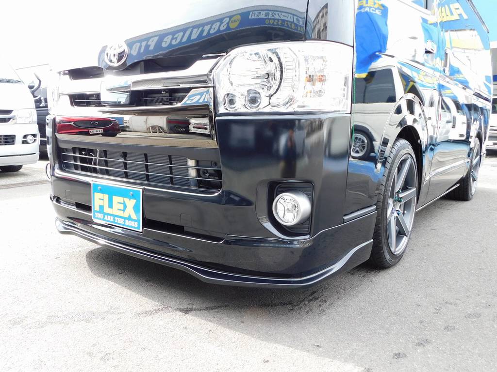 迫力のフロントリップは４１５コブラクリーンルックⅢタイプＲを装着！人気のフロントリップですよっ♪