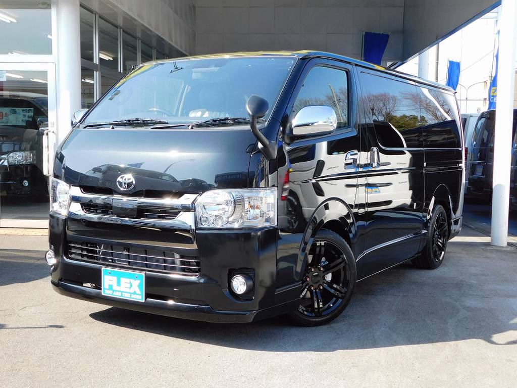 新車ダークプライムⅡ漆黒のブラックカスタムエディション完成致しました♪男の３インチローダウンでカッコいいですよっ♪