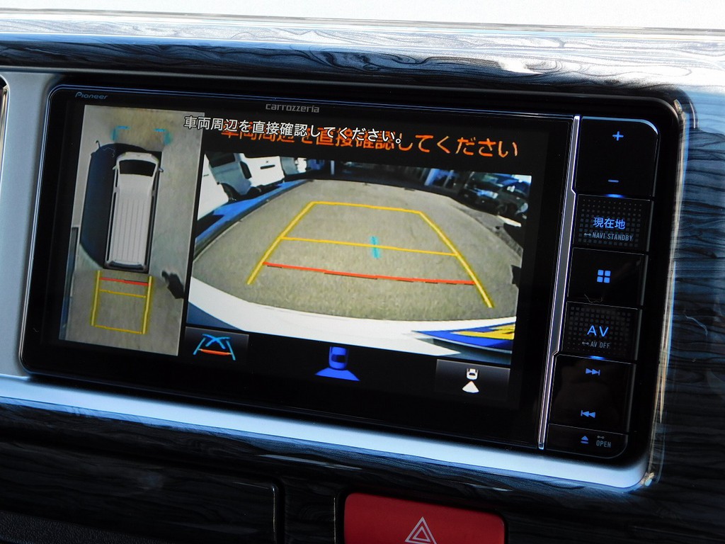 ６型からのパノラミックビューモニターも搭載済み♪車庫入れ時の安心感が違います！！！
