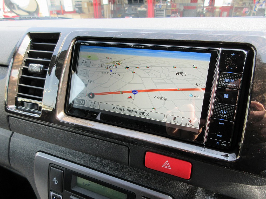 もちろんナビも装着済み♪人気のカロッツェリア製です！日本全国どこでも出かけましょう♪