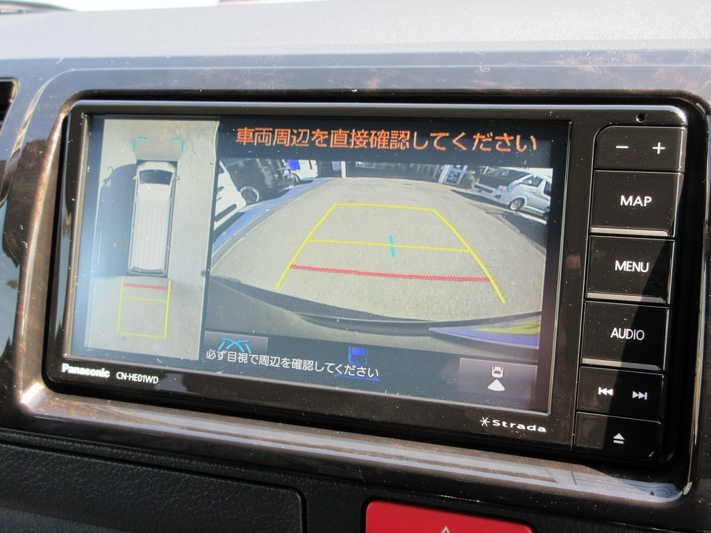 ６型からメーカーオプションのパノラミックビューモニターも搭載済み♪駐車時の安心感が違います♪