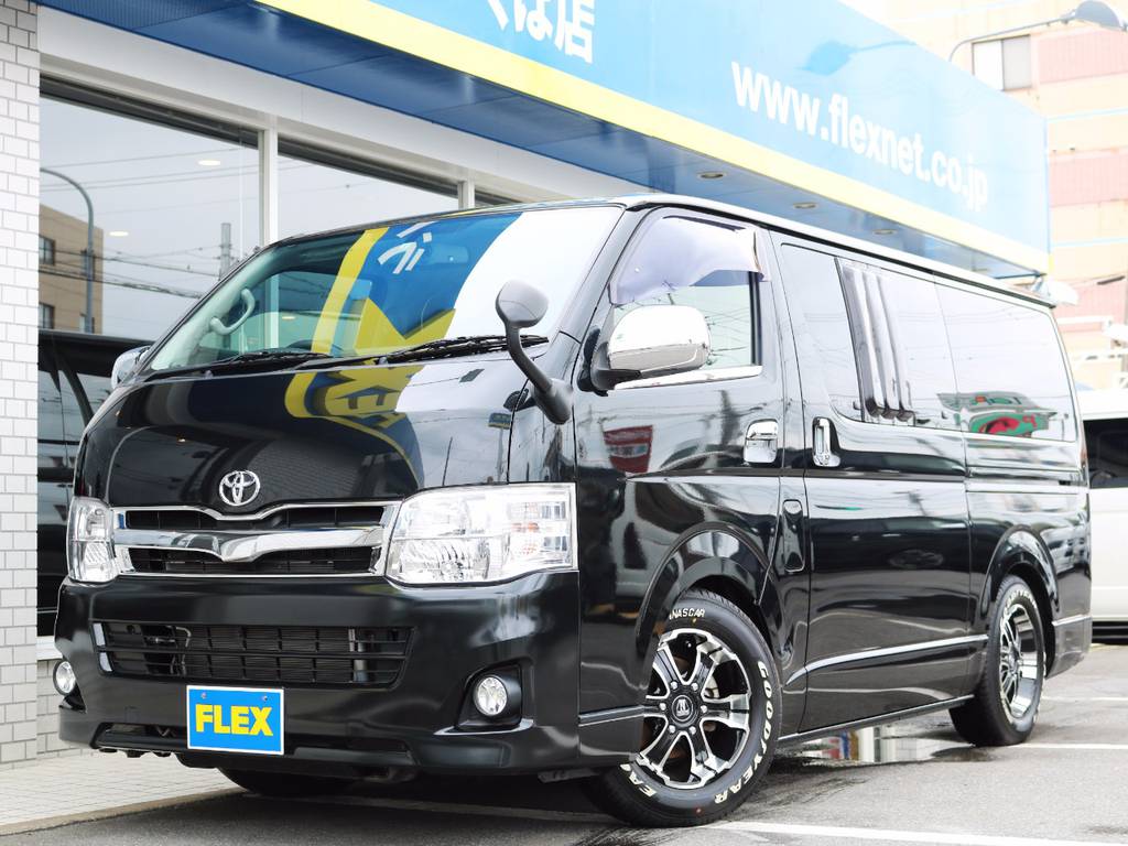 平成２５年ハイエースＶスーパーＧＬ５人乗り２ＷＤガソリン車！３型モデル、ワンオーナー♪