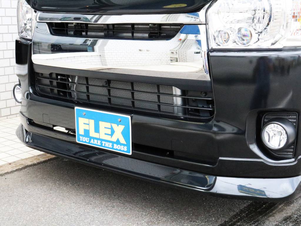 ＦＬＥＸオリジナル、デルフィーノラインフロントスポイラー！