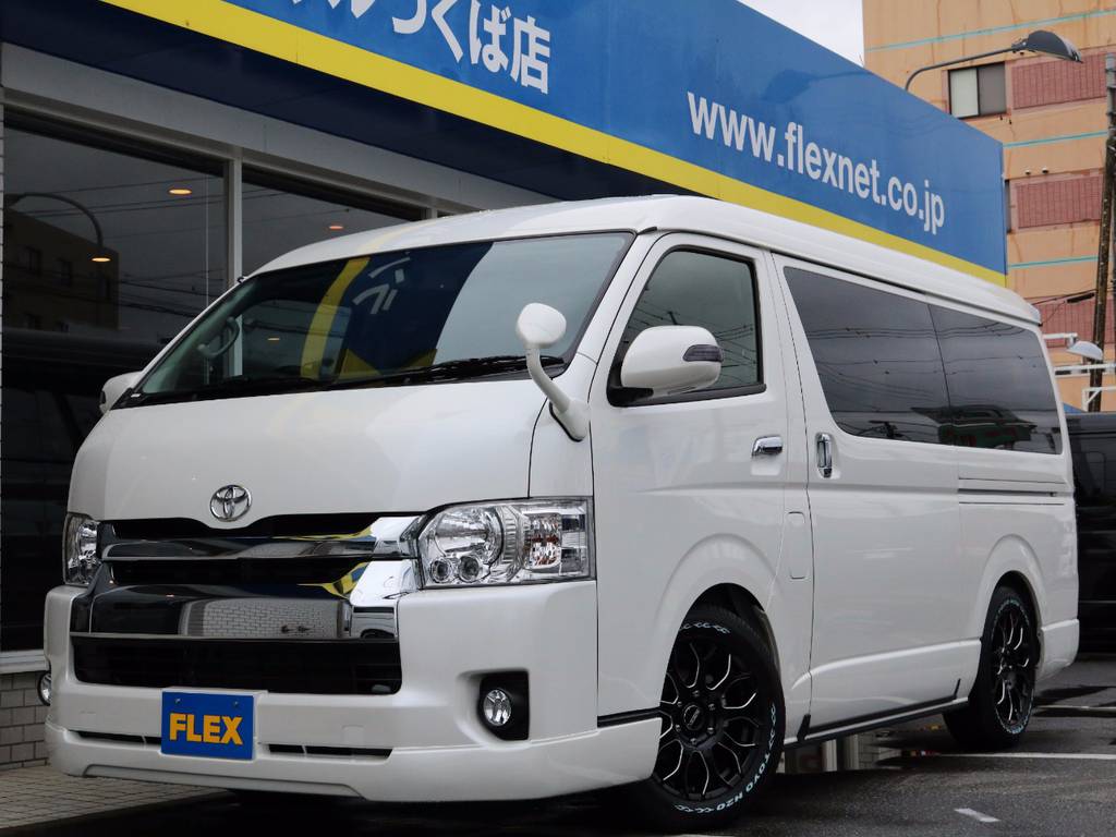 新車未登録ハイエースＷ「ＧＬ」１０人乗り、４ＷＤガソリン車！【アレンジＡ－Ｓ内装架装】完成！