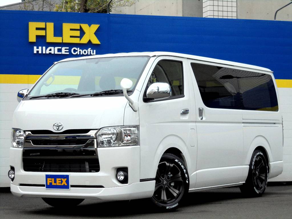 新車ハイエースＶ　スーパーＧＬ３０００ｃｃディーゼルターボ２ＷＤ車！ダークプライム特別仕様車！