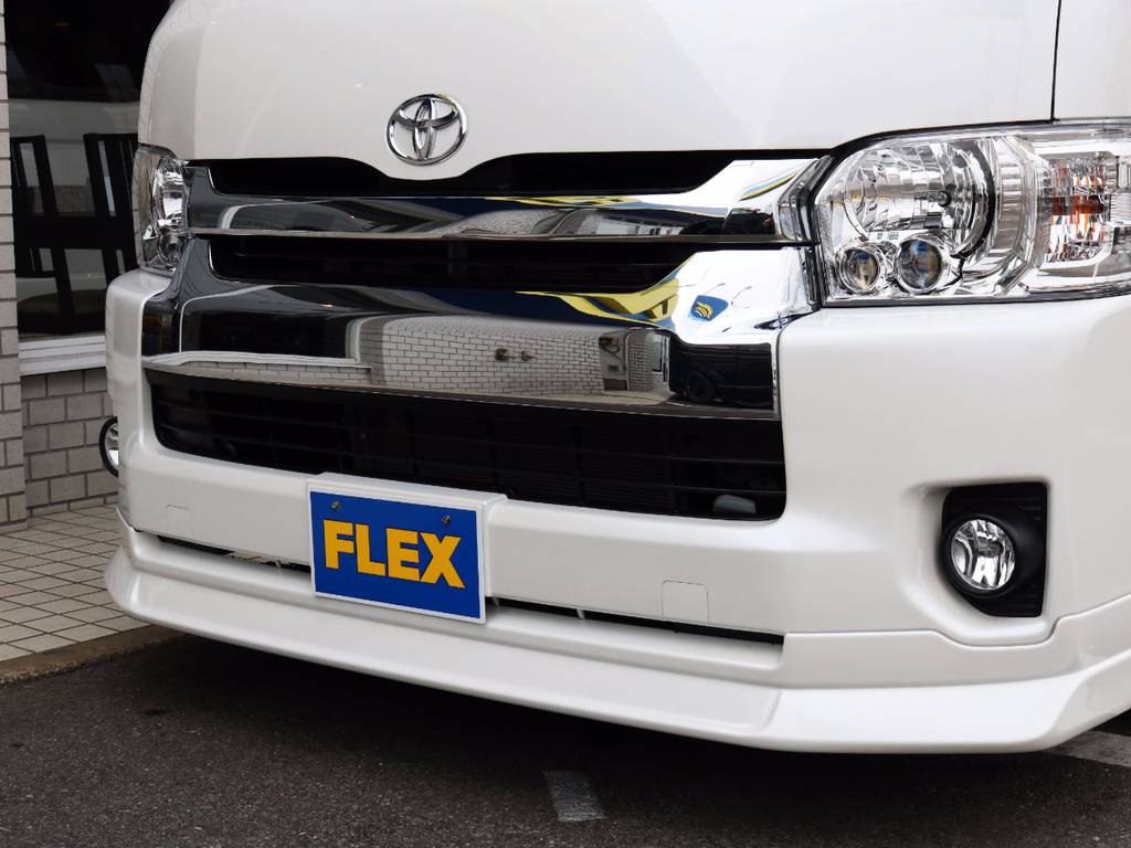 ＦＬＥＸオリジナル、デルフィーノラインフロントスポイラー！