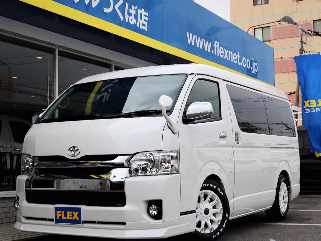 新車未登録ハイエースＷ「ＧＬ」１０人乗り、２ＷＤガソリン車！ライトカスタムコンプリート！